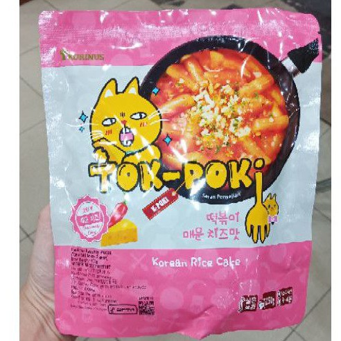

Tok-poki KEJU PEDAS - SPICY CHEESE / tteokbokki / Toppoki/ kue Beras Korea Pedas 140gr
