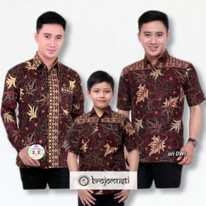 KEMEJA BATIK ANAK BAPAK LENGAN PANJANG Batik Couple Ayah Dan Anak Laki Laki Modern