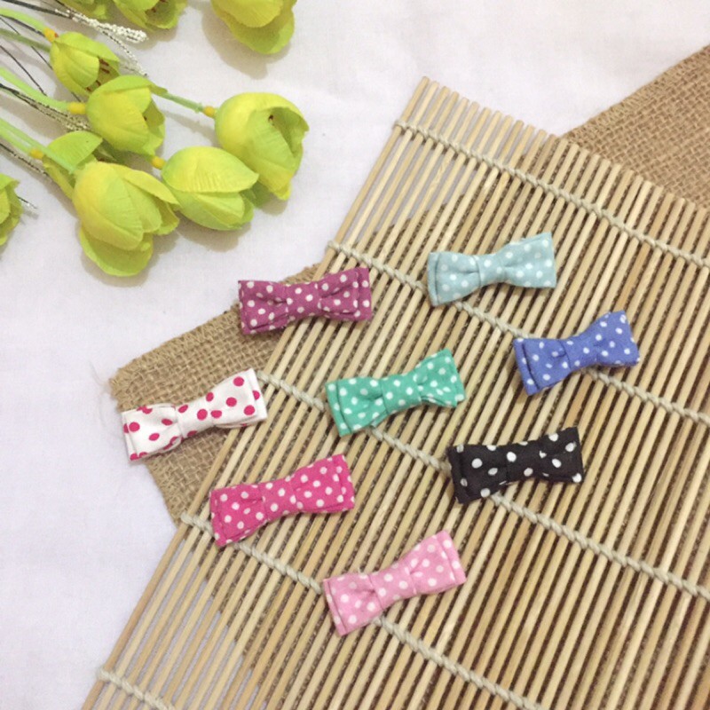 Pita Mini / Bros Pita Mini / Jepit Pita Mini / Bros Hijab Pita Mini Polka