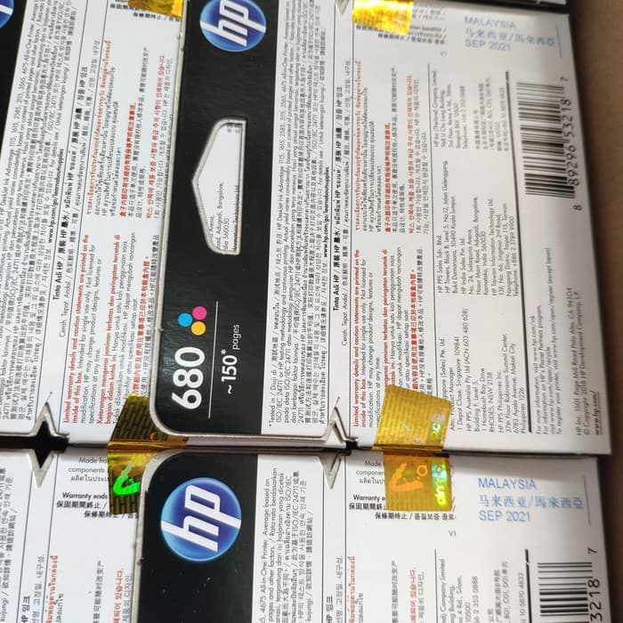 

tyha501s Tinta Hp 680 Colour E57Dtgfe