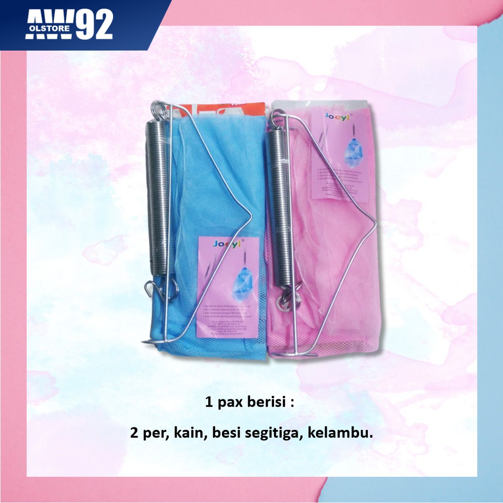 Ayunan Bayi Ayunan Kelambu Gantung Anak Perlengkapan Bayi Baru Lahir Ayunan Anti Nyamuk Murah AY01-3