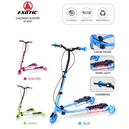 Scooter Skuter Anak Otoped Exotic ST8147 Jenis Y Fliker Scooter Mudah di Lipat By Pacific-3