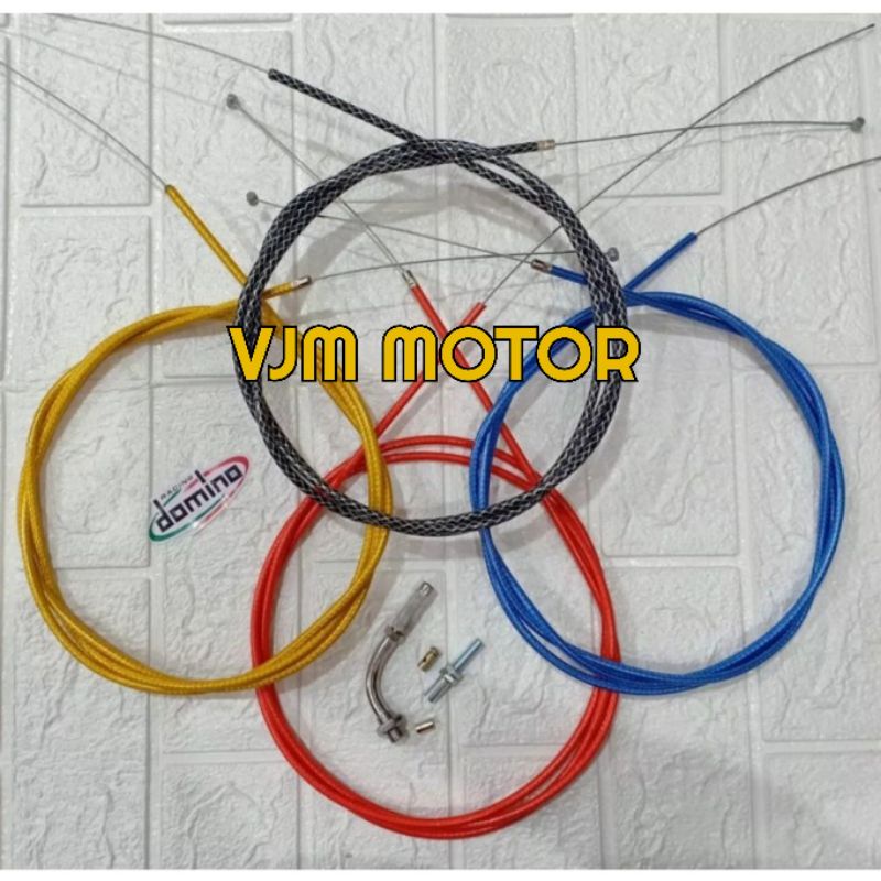 Kabel gas spontan ukuran 210 cm serat karbon
