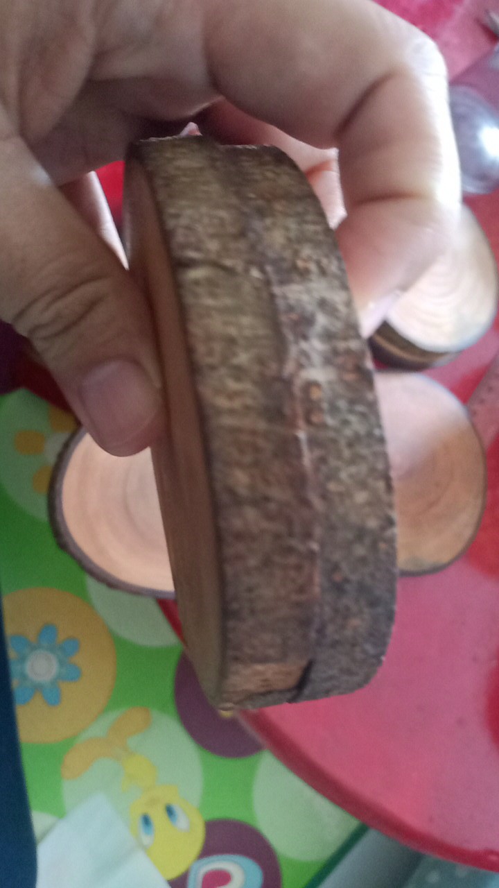 Dekornata Wooden Slice 10-14 Cm / Wood Slice/ Potongan Kayu Decor/alas Cangkir / Dekornata