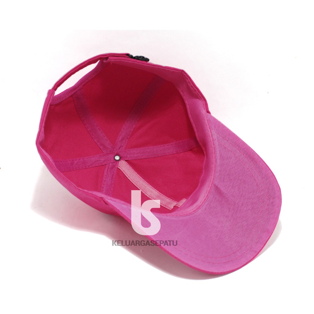 TOPI BASEBAL pink katun sporty ter murah