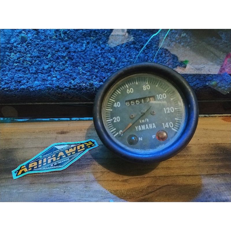 Sepidometer yamaha rs100 rs125 ls2 ls3 rd125 rd200 original second kondisi kabel rpm putus