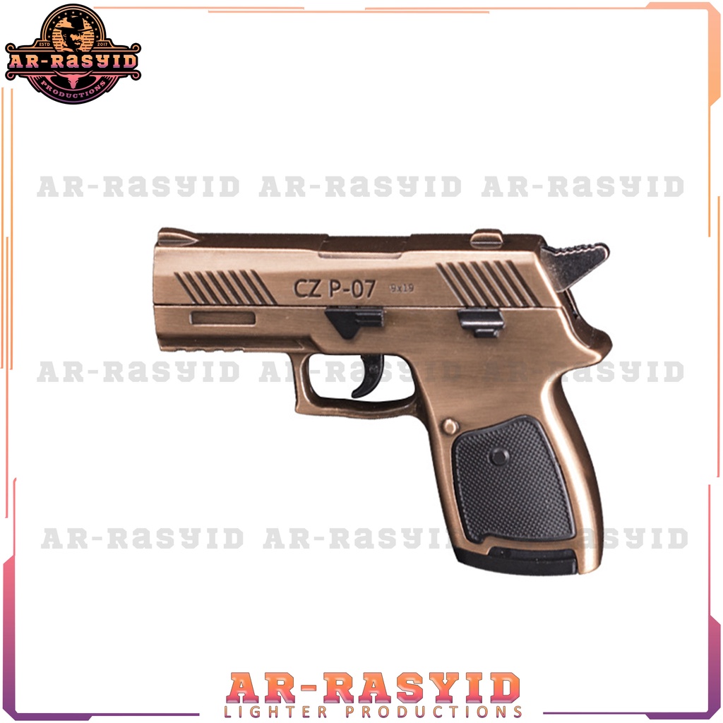 BISA COD Korek Api Las Gas 3 Api Pistol CZ P-07 QS 056-3