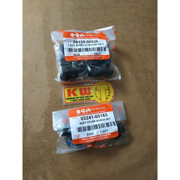 baut body satria lumba ORI SGP baut body + karet satria lumba original