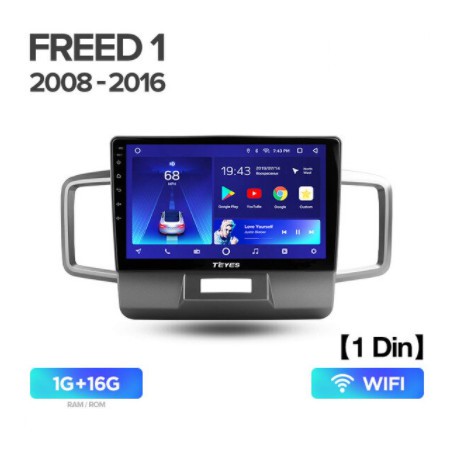 Headunit Android Honda Freed 10 Inch Double Din Head Unit Tape Mobil - Silver Murah