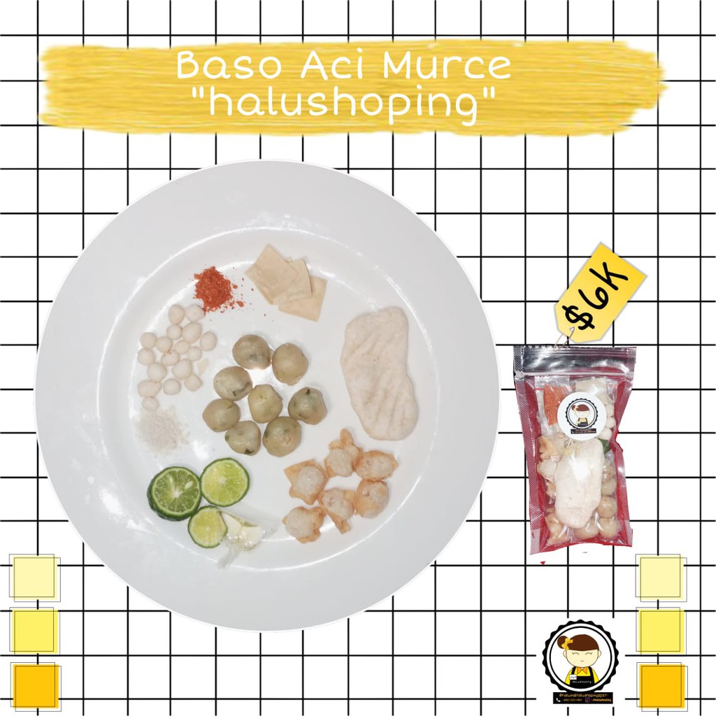 

BASO ACI MURCE HALUSHOPING / INSTAN / HANDMADE