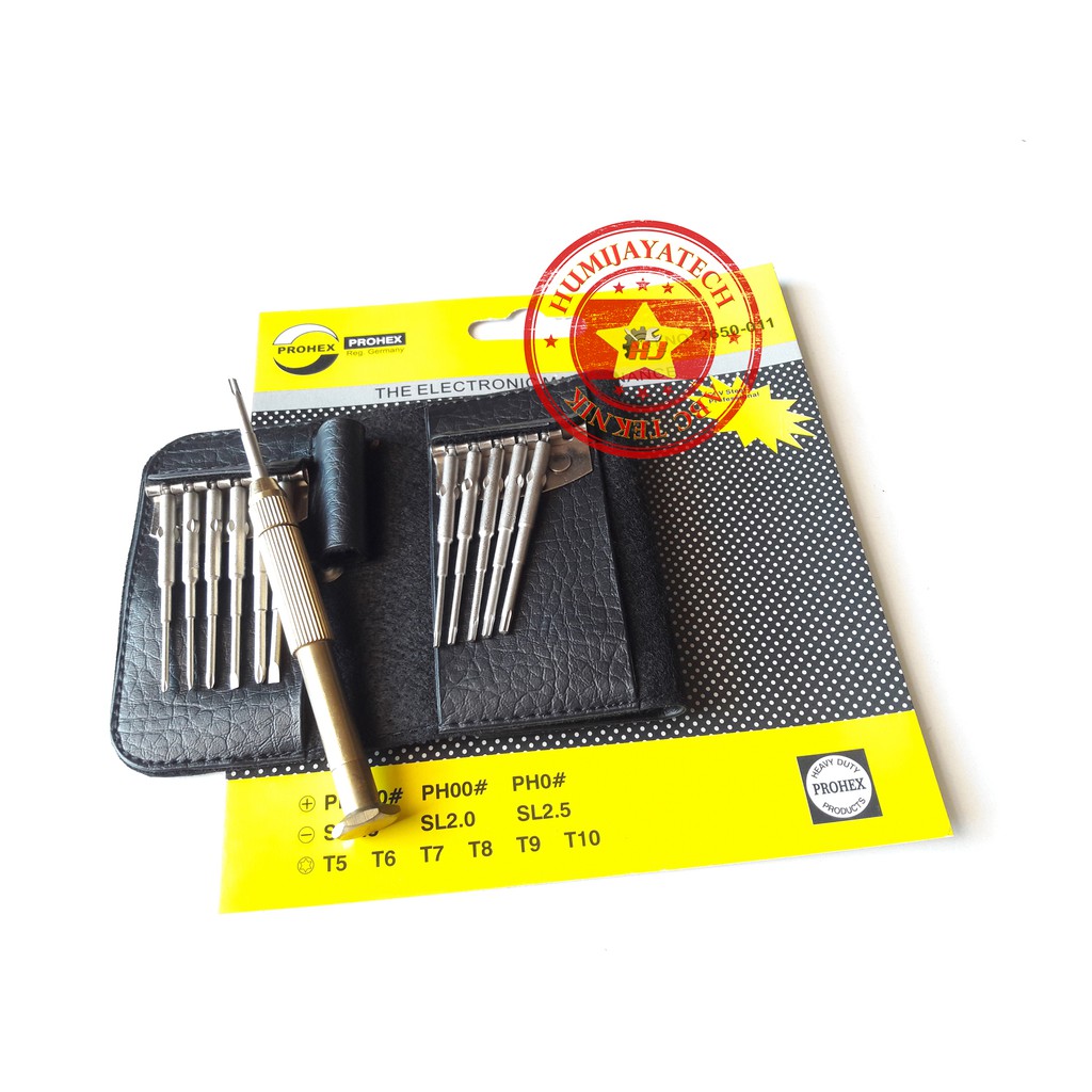 Obeng Presisi Set 13pcs Prohex