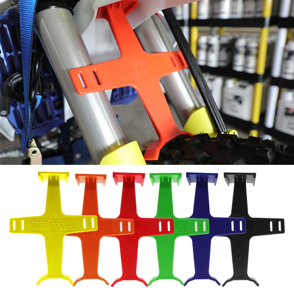 Populer Motor shock absorber Universal Mounts Holder Fork Guard Suspensi Pelindung Transportasi