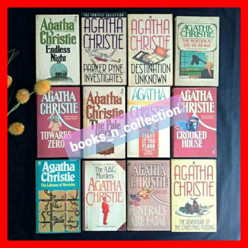 Jual ENGLISH Novel Agatha Christie Bahasa Inggris Preloved Original ...