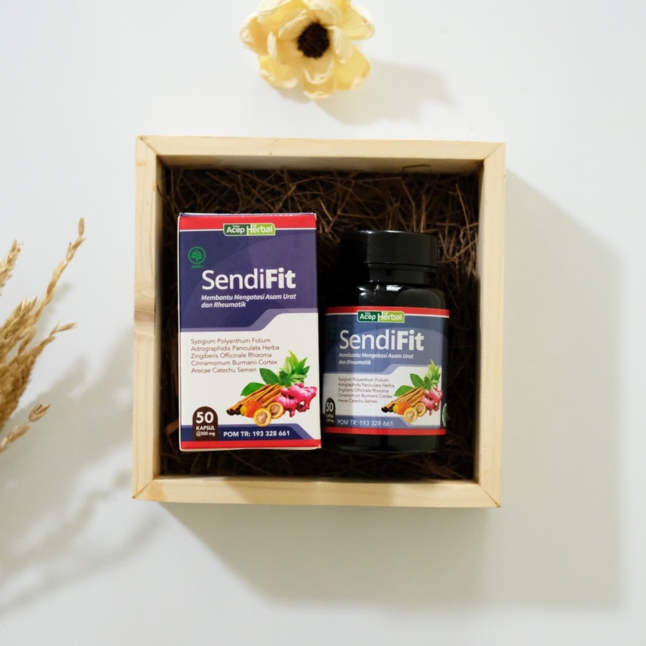 SendiFit Sendi Fit 50 Kapsul Herbal Asli 100% Original BPOM Herbal Untuk Megatasi Masalah Sendi dan Tulang Asli 100% Original