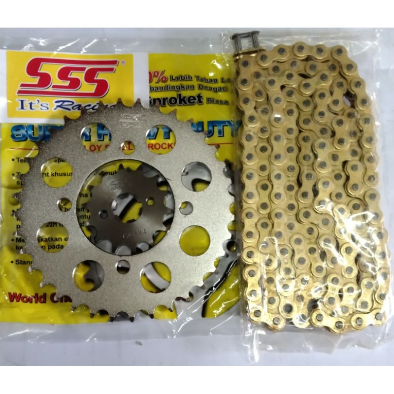 GEAR GIR SET SSS 428 RXZ RX KING JUPITER MX OLD/NEW 135  VEGA LAMA/R FIZR JUPITER Z LAMA BURHAN