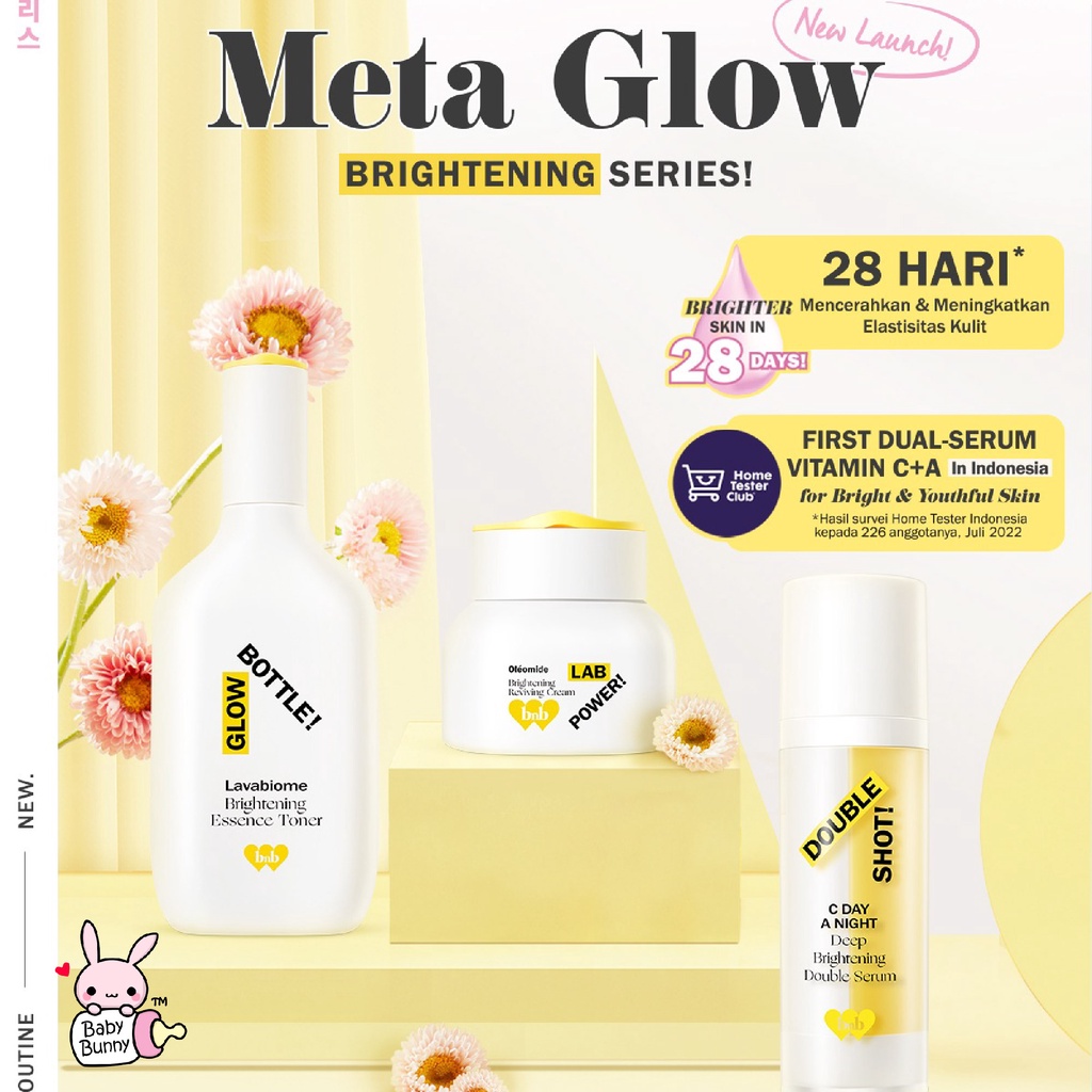 ❤ BELIA ❤ BNB barenbliss Meta-Glow Skin Chill Routine Set! Brightening Korean Skincare Set | BPOM