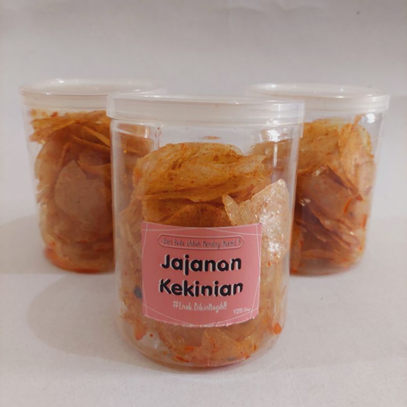 Keripik kaca kemasan toples