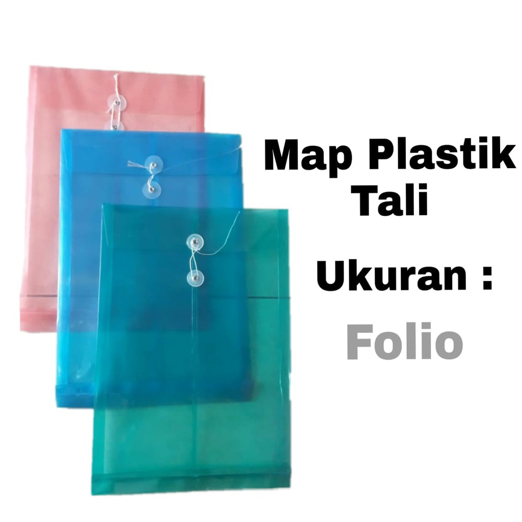 

Map PlastikTipe Tali Ukuran Folio