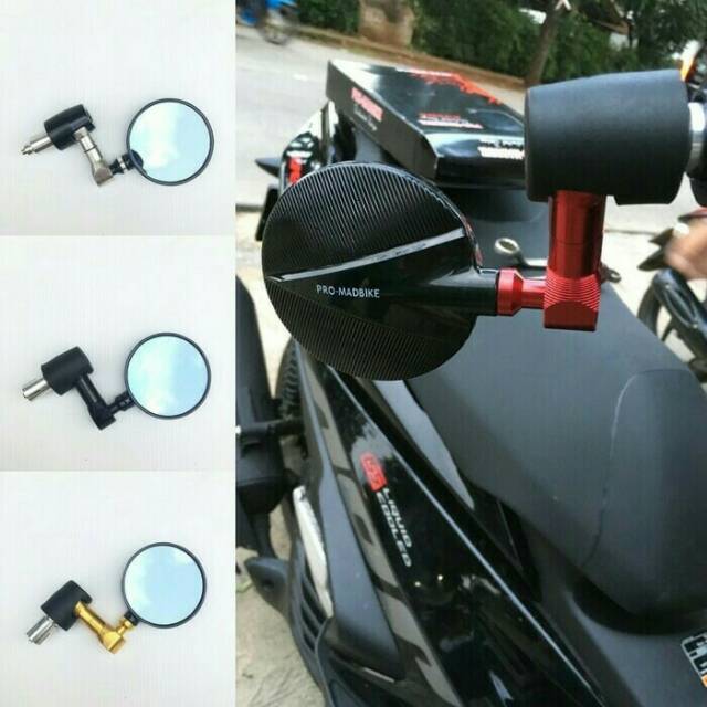 Spion jalu bulat/spion jalu stang cnc universal mio-nmax-aerox 155