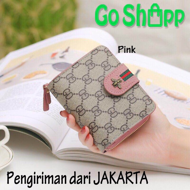 Dompet Lipat Wanita Kancing Lebah - Dompet Wanita Import Fashion Korea - Dompet Import [PD07]