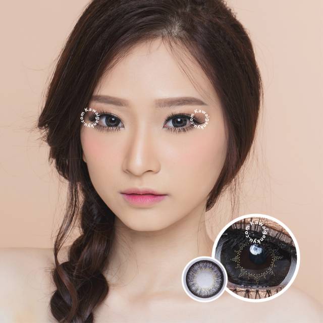 KawaiGankyu softlens - Princess Luna Black (1botol)