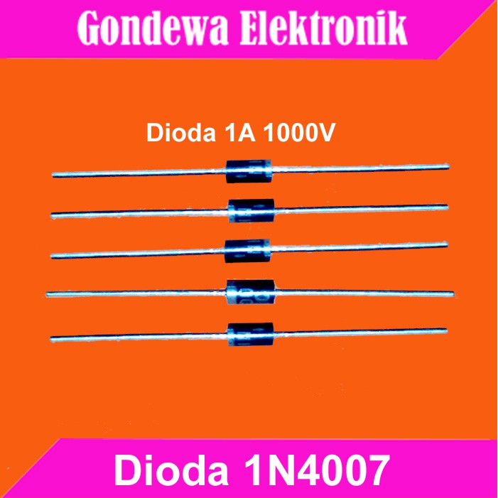 5 pcs dioda 1N4007 1A 1000V DO-41