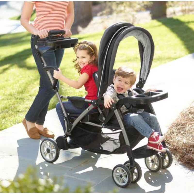 preloved stroller graco seri room for 2 tandem