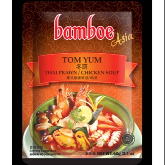 

Bumbu instan BAMBOE rasa Tom Yum