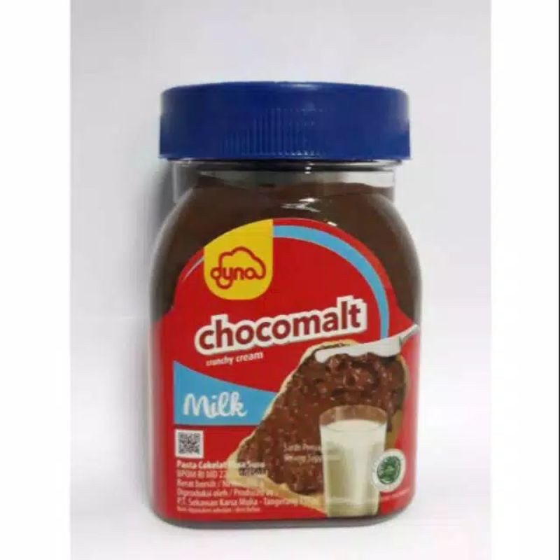 

DYNA SELAI COKLAT MURAH ENAK FILLING CHOCOMALT CRUNCHY CHOCOLATE 200 gram