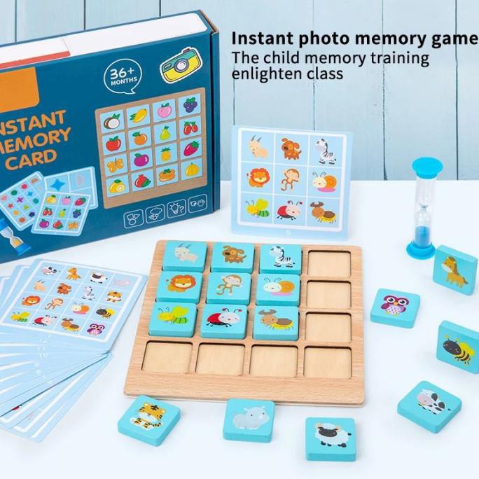 instant memory card game mainan edukasi anak