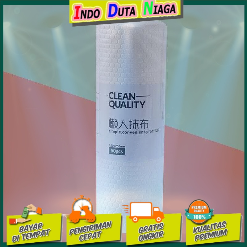 EOU HOME Tisu Kertas Reusable Paper Towel 1 Roll (50 Helai) - MB104P