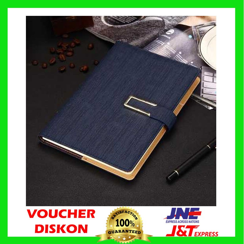 

Buku Catatan Kerja Cover Kulit (BIRU)- Buku Agenda - Buku Catatan