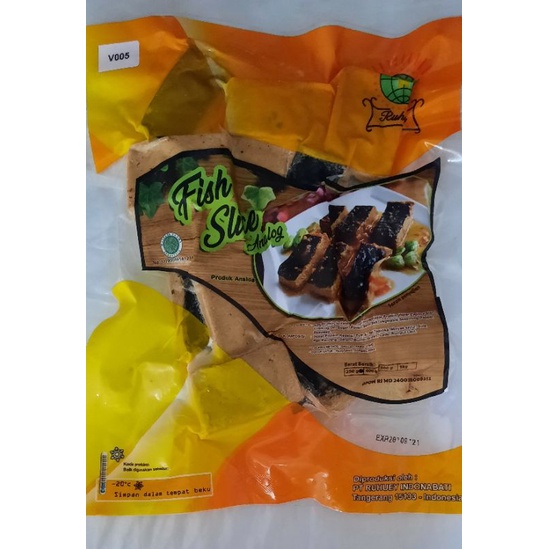 

Fish Slice analog Vegan Ruhuey/Ikan tuna potong Vegetarian