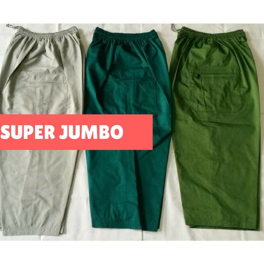 Celana panjang pria katun sirwal BIG SIZE /  (SUPER JUMBO)