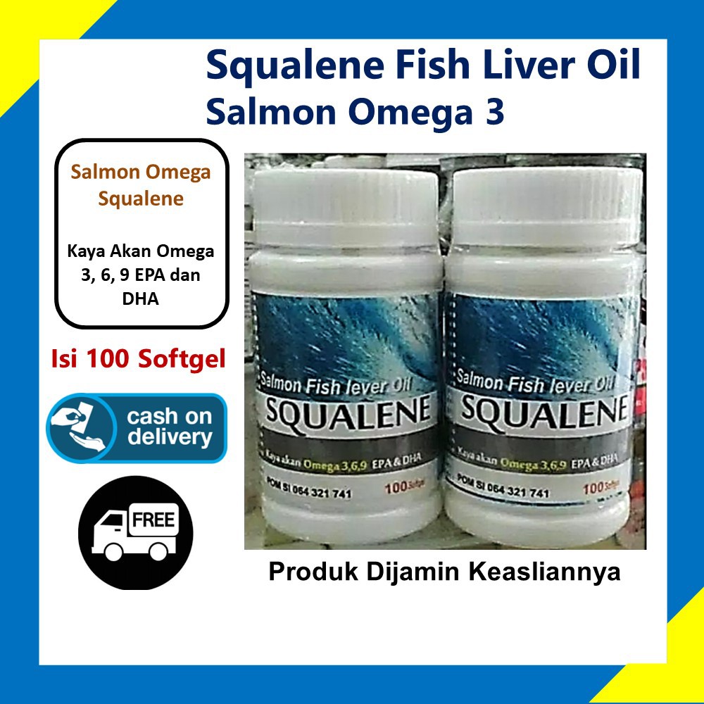 Squalen Squalene Fish Liver Oil Salmon Omega 3