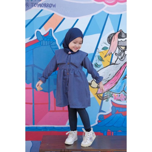 DRESS ANAK PEREMPUAN ALMAHYRA / LIVY TUNIK ALMAHYRA / ATASAN ANAK PEREMPUAN