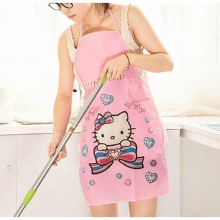 Celemek Dapur / Apron Masak Anti Air Motif Celemek Karakter Kartun Lucu Waterproof Korean Apron