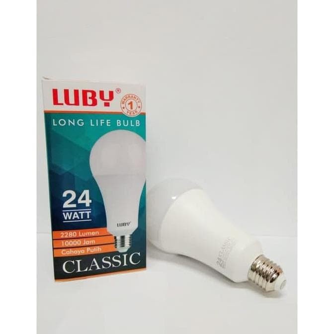 Lampu LED Luby Classic 24 Watt Cahaya Putih Original