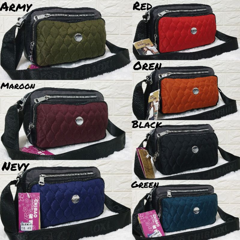 TAS SELEMPANG WANITA CHIBAO BORDIR CB408 5Res