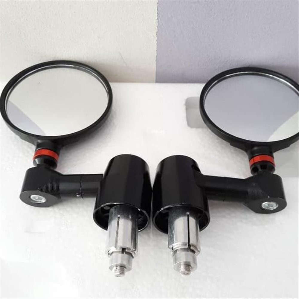 Spion Sepion Bar End Motor Jalu Bulat Barend Japstyle Cnc Cafe Racer Spion Nmax Beat Custom CBR R15