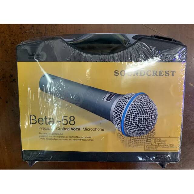 Mic kabel mic cable mik kabel mik cable soundcrest beta 58 original