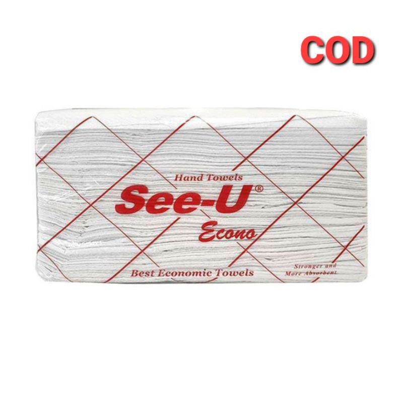 TISSUE SEE U HAND TOWELS 150 SHEET TISU