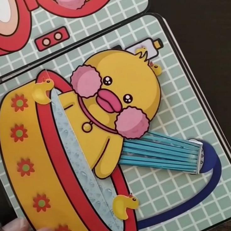 (NEW STOCK) Bebek Viral Mainan Edukasi Paper Duck Mudah disusun