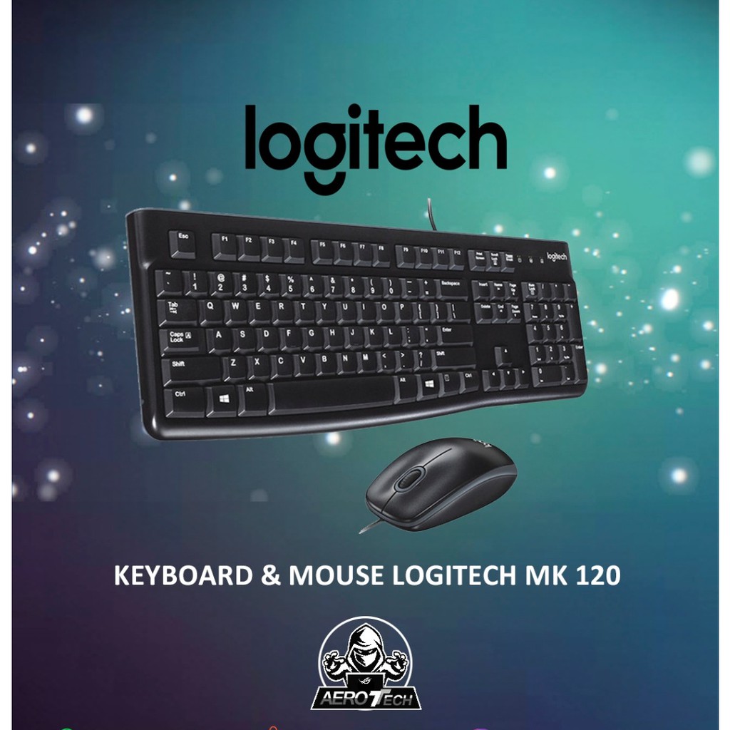 KEYBOARD &amp; MOUSE LOGITECH MK 120 4.9