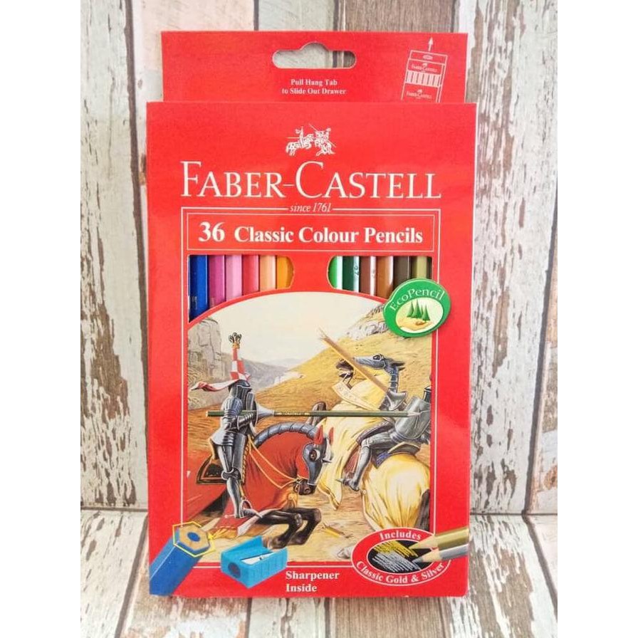 

♘VY88819❉ Pensil Warna Faber Castell 36w