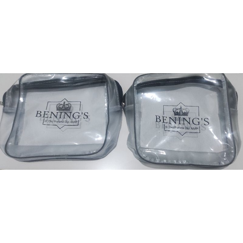 Pouch Benings Skincare, Bening's Clinic Bening