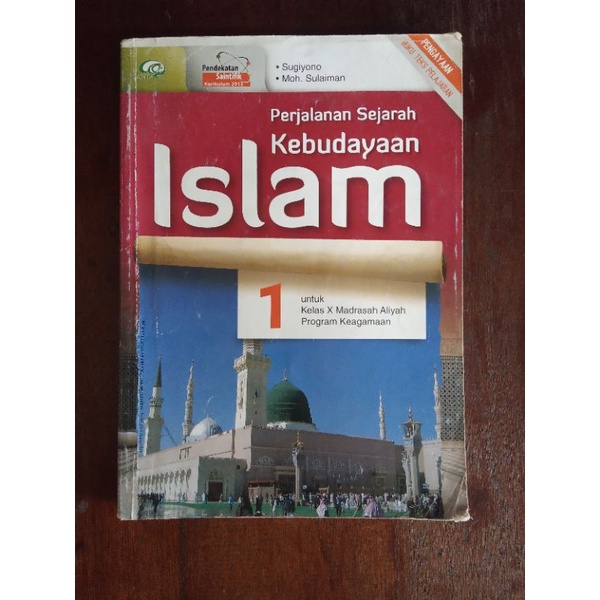 

Buku paket SKI Kelas X MAN jurusan Keagamaan. Kondisi bekas