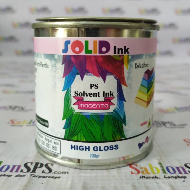 TINTA SABLON PLASTIK HDPEPP MAGENTA 200gr