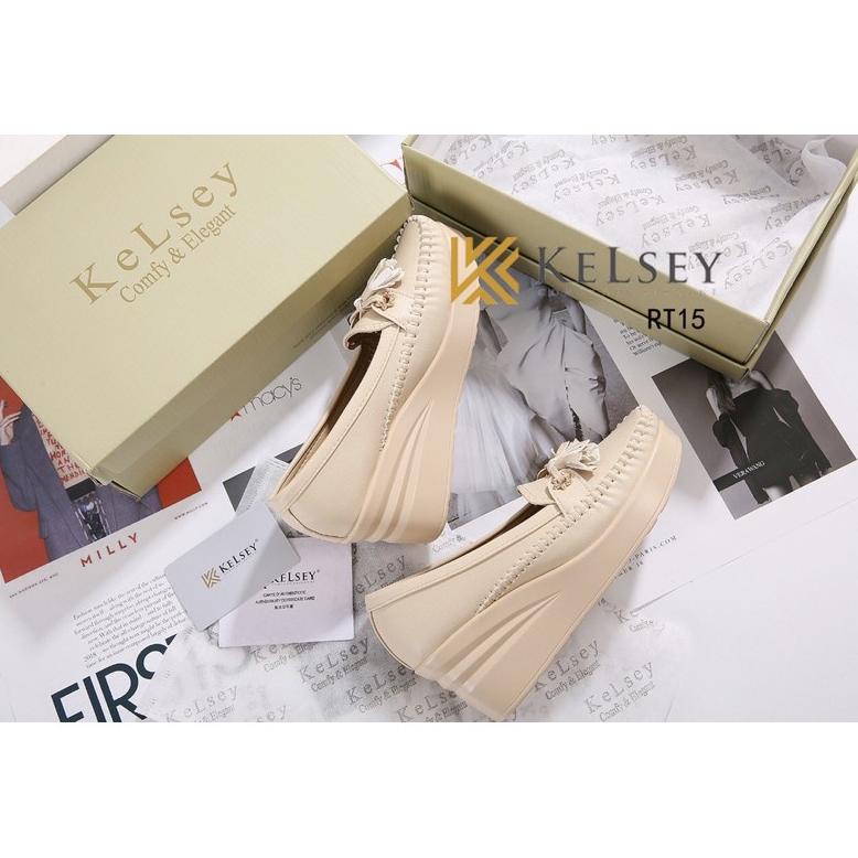 Kelsey Sepatu Kerja Wanita / Sepatu Wedges 6,5 Wanita Rt15