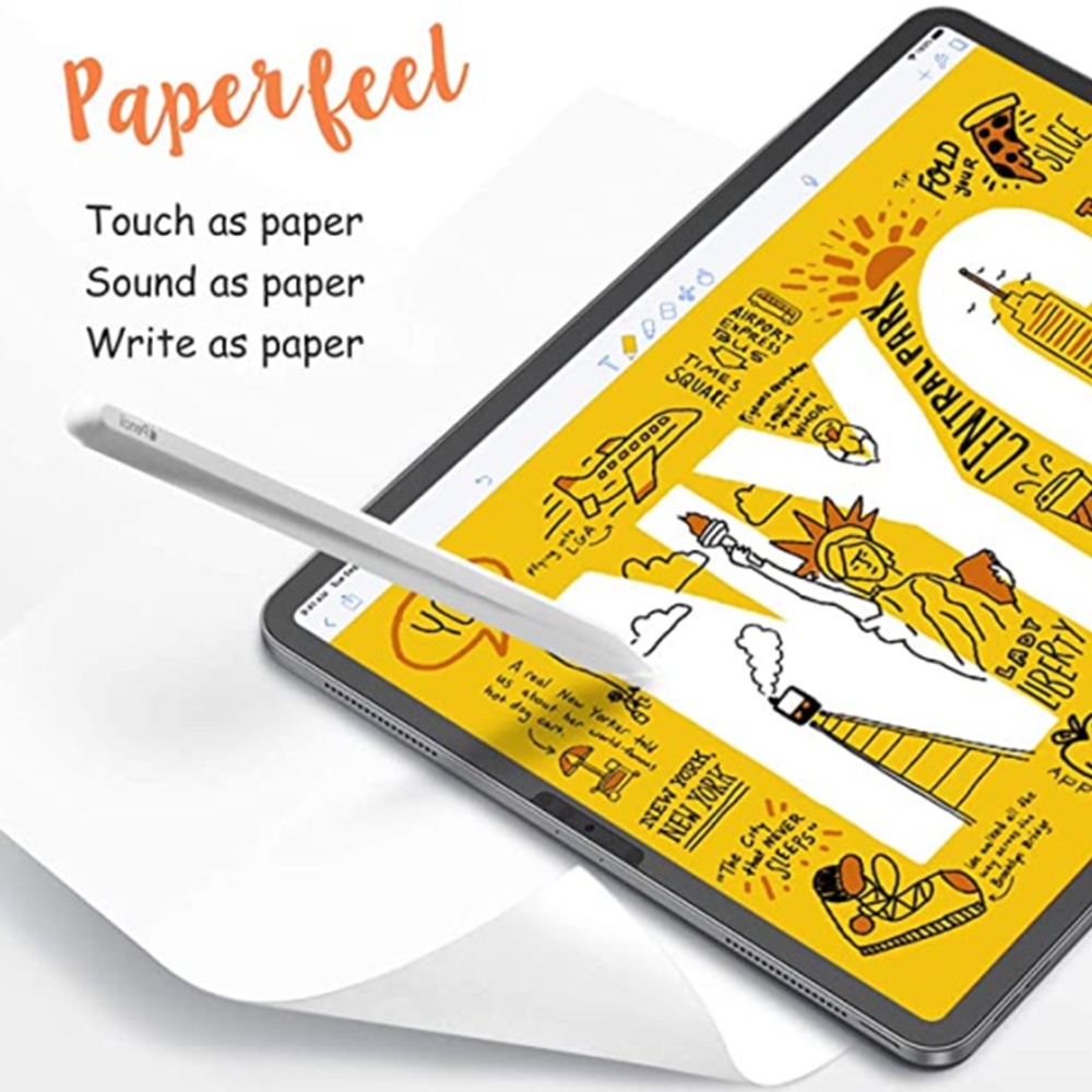 【Beli dua diskon 20%】 GOOJODOQ Paper Like Screen Protector Paperfeel Film For Ipad